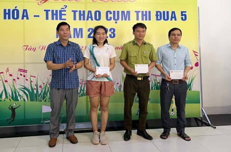 Cụm thi đua số 5: Giao lưu văn hóa, văn nghệ - thể dục, thể thao năm 2023