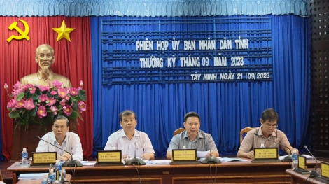 UBND tỉnh họp phiên thường kỳ tháng 9.2023: Chấp thuận chủ trương đầu tư 3 dự án