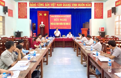 Phiên giải trình về thiết chế văn hoá, khu dân cư trên địa bàn xã Suối Đá, huyện Dương Minh Châu