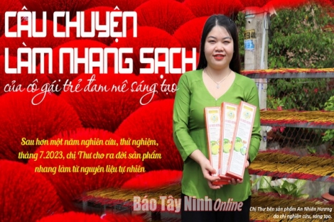 Câu chuyện làm nhang sạch của cô gái trẻ đam mê sáng tạo