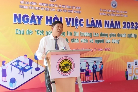 Gần 1.000 học sinh, sinh viên tham gia Ngày hội việc làm tại Trường cao đẳng Nghề Tây Ninh