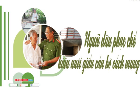 Người dân phục chế hầm nuôi giấu cán bộ cách mạng