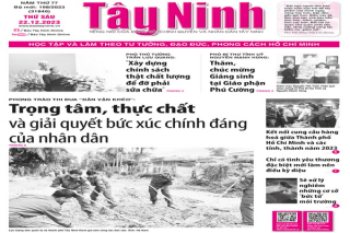 Điểm báo in Tây Ninh ngày 22.12.2023