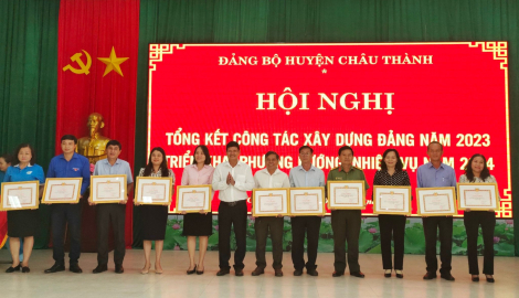 Châu Thành: 100% tổ chức cơ sở Đảng hoàn thành tốt nhiệm vụ