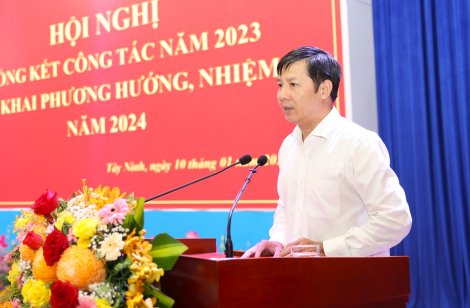 Năm 2024: Triển khai Quy hoạch tỉnh và chuẩn bị một bước cho Đại hội Đảng bộ nhiệm kỳ mới