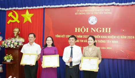 Sở Thông tin và Truyền thông hoàn thành xuất sắc nhiệm vụ năm 2023