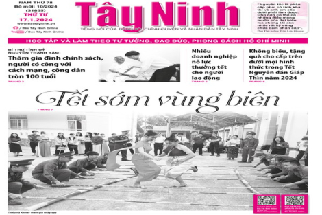 Điểm báo in Tây Ninh ngày 17.01.2024