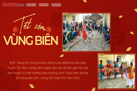 Tết sớm vùng biên