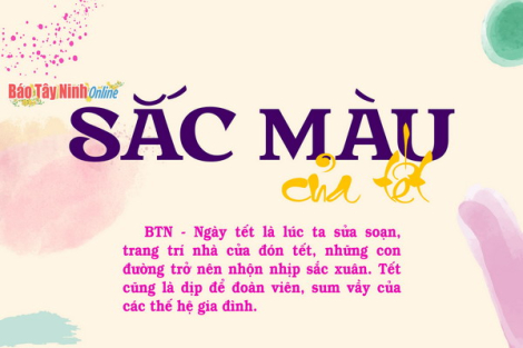 Sắc màu của tết