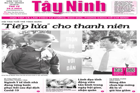 Điểm báo in Tây Ninh ngày 28.2.2024