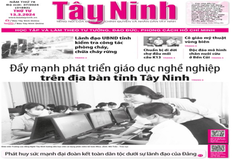 Điểm báo in Tây Ninh ngày 13.3.2024