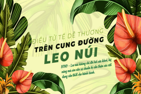 Điều tử tế dễ thương trên cung đường leo núi