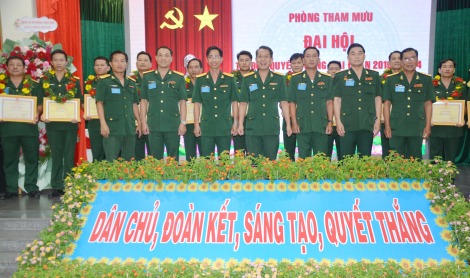 Đại hội thi đua quyết thắng Phòng Tham mưu (Bộ CHQS tỉnh) giai đoạn 2019 - 2024