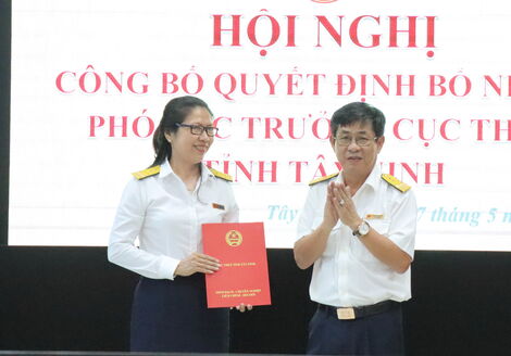 Bổ nhiệm Phó cục trưởng Cục Thuế Tây Ninh