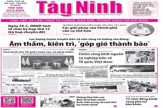 Điểm báo in Tây Ninh ngày 24.05.2024