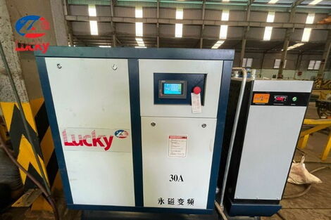 Máy nén khí trục vít Lucky 7.5kW đến 300kW - Điện máy Lucky phân phối giá tốt