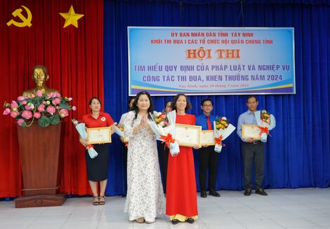 Thi tìm hiểu quy định của pháp luật và nghiệp vụ công tác thi đua khen thưởng năm 2024