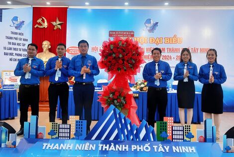 Đại hội Đại biểu Hội liên hiệp Thanh niên Việt Nam Thành phố Tây Ninh nhiệm kỳ 2024-2029