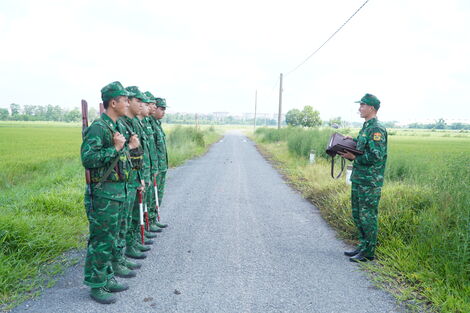 Tuổi trẻ Đồn Biên phòng Cửa khẩu Quốc tế Mộc Bài xung kích bảo vệ vững chắc chủ quyền biên giới quốc gia