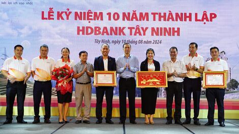 HDBank Tây Ninh kỷ niệm 10 năm thành lập