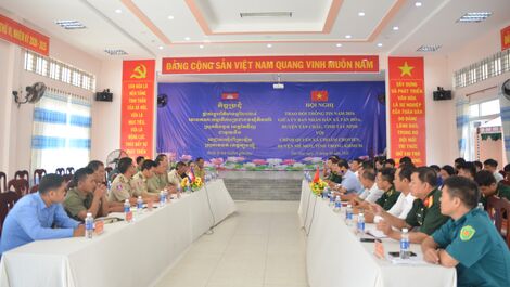 Tân Hoà - Choam Kravien: Hội đàm trao đổi thông tin năm 2024