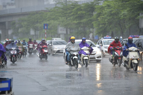 Thời tiết ngày 25/8: Mưa to nhiều nơi trên cả nước