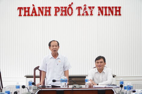 Hội Cựu chiến binh Tây Ninh: Giám sát UBND TP. Tây Ninh về việc thực hiện, thi hành Pháp lệnh Cựu chiến binh