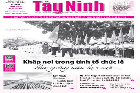 Điểm báo in Tây Ninh ngày 06.09.2024