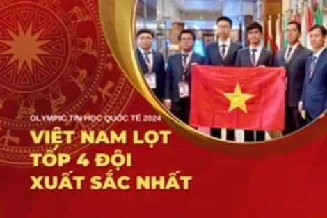 Đội tuyển Việt Nam đạt thành tích xuất sắc tại Olympic Tin học quốc tế 2024