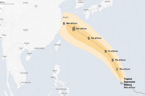 Thêm bão mới ngoài khơi Philippines, khả năng mạnh thành bão cuồng phong