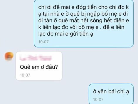 Nữ sinh Yên Bái xin đóng tiền trễ vì bão lũ, chủ trọ liền có hành động dứt khoát