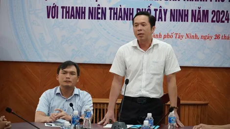 TP. Tây Ninh: Đối thoại giữa lãnh đạo Thành phố với thanh niên